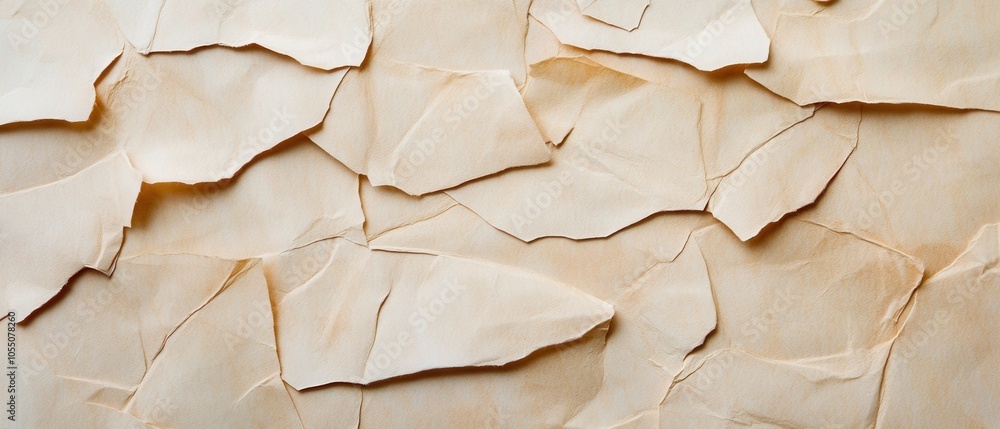Textured sheets of torn paper creating an abstract artistic background. Textured sheets of torn paper creating an abstract artistic background.