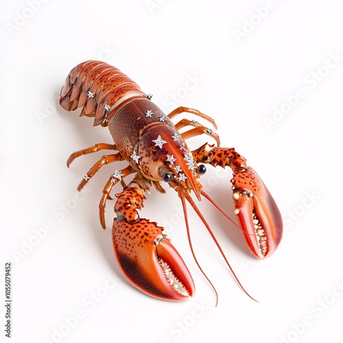 Adorable Lobster with Sparkling Star Necklace photo