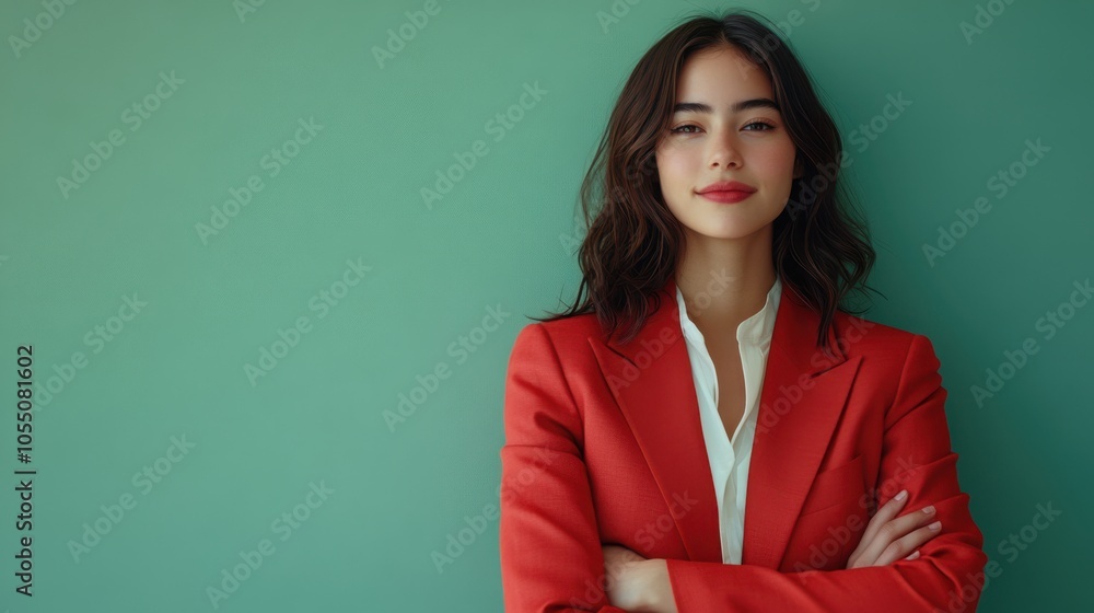 The Confident Woman in Red The Confident Woman in Red