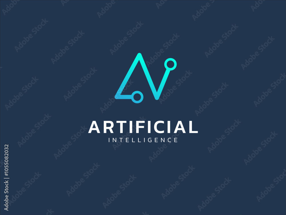 Artificial intelligence with letter AI circuit board lines technology Analysis logo vector design concept. AI technology logotype symbol for advance technology, tech company, identity, robotic, ui. Artificial intelligence with letter AI circuit board lines technology Analysis logo vector design concept. AI technology logotype symbol for advance technology, tech company, identity, robotic, ui.