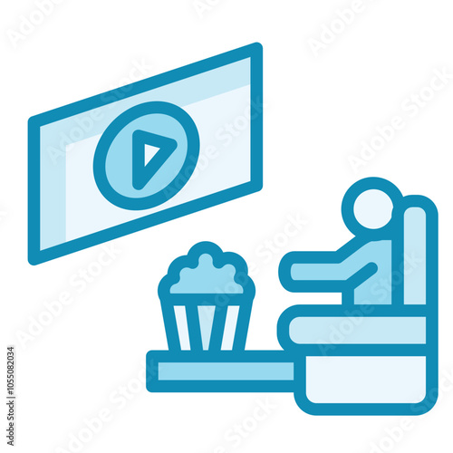 Watching Movies Icon