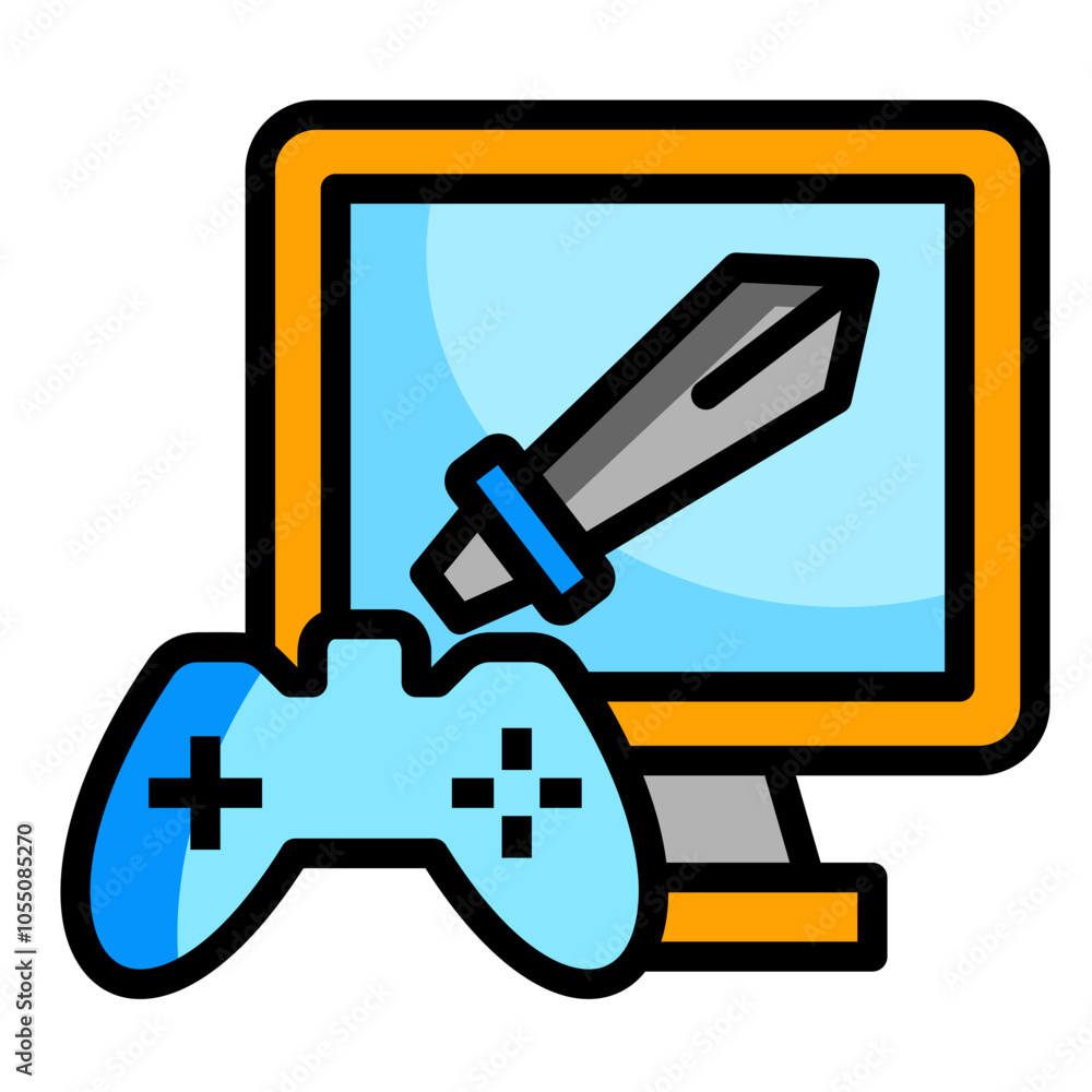 Video Games Icon Video Games Icon