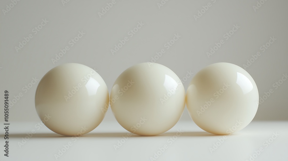 White spheres on white background, abstract backdrop. White spheres on white background, abstract backdrop.