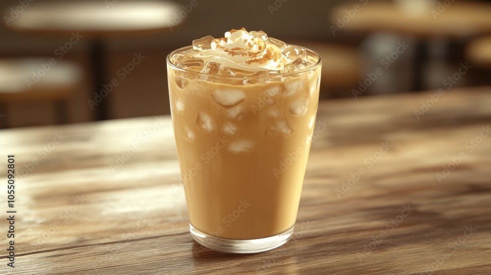 The Iced Coffee in Glass The Iced Coffee in Glass