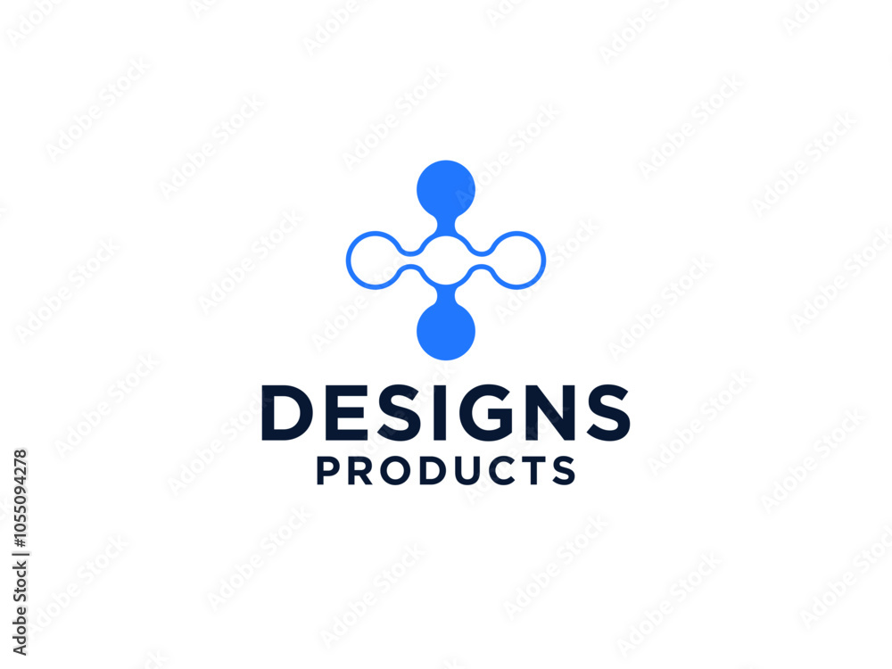 Medical Logo. Blue Cross Sign Dot Liquid isolated on white background. Medical Logo. Blue Cross Sign Dot Liquid isolated on white background.