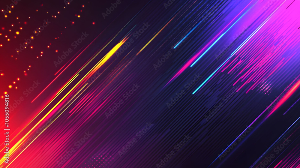 Abstract night background with colorful lights and dynamic patterns, featuring a sense of motion and energy in a vibrant design Abstract night background with colorful lights and dynamic patterns, featuring a sense of motion and energy in a vibrant design