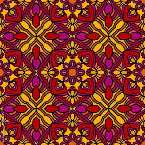 Traditional seamless pattern 