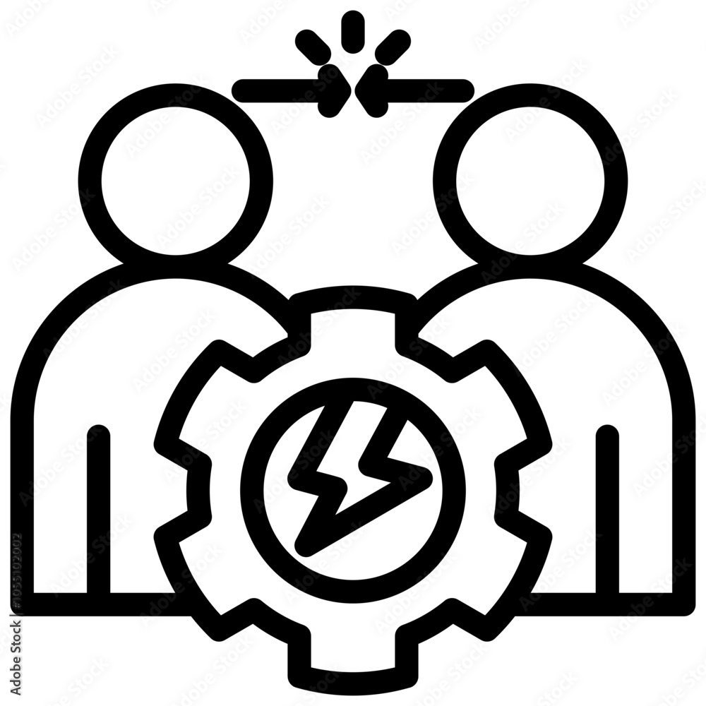Conflict Resolution Icon Conflict Resolution Icon