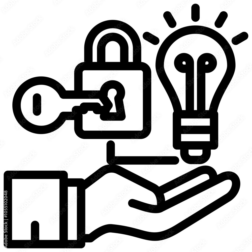 Intellectual Property Icon Intellectual Property Icon