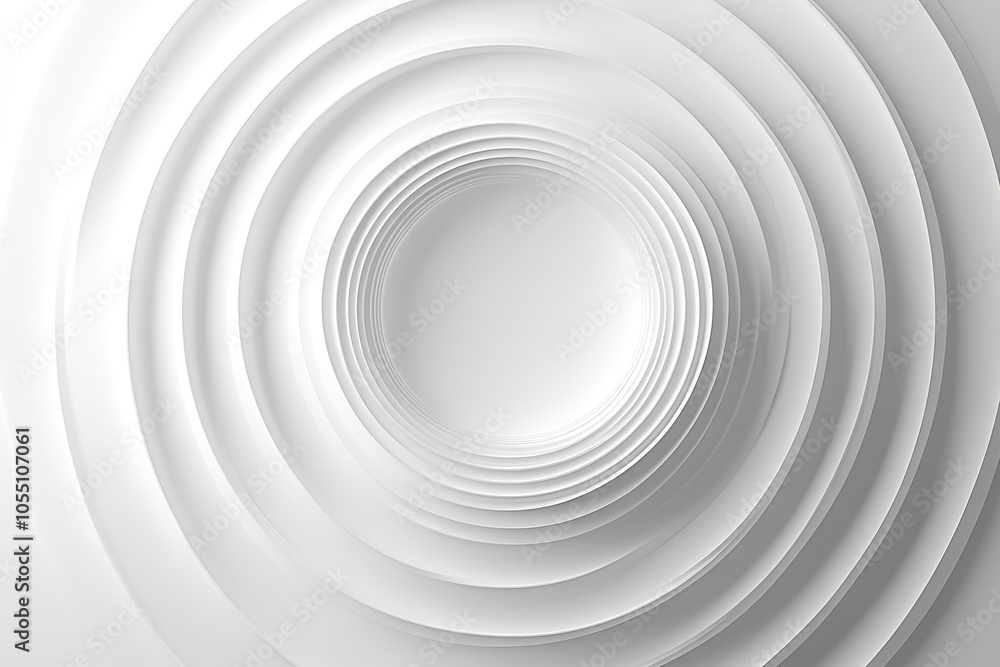 Abstract white concentric circles background. Abstract white concentric circles background.