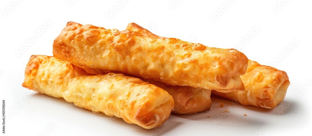 A popular deep fried bread stick called Cakwe or Youtio made from Chinese dough has a savory taste and is typically served with chili sauce The product is featured against an isolated background with A popular deep fried bread stick called Cakwe or Youtio made from Chinese dough has a savory taste and is typically served with chili sauce The product is featured against an isolated background with
