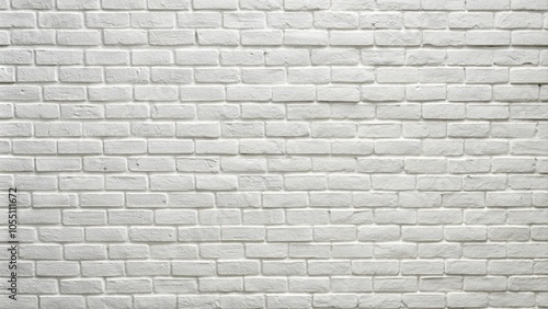 White plaster brick wall with textured silhouette background