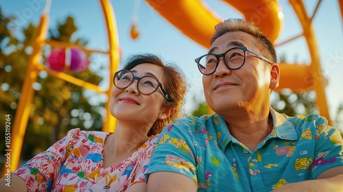 Senior Asian Couple Planning Retirement Savings photo