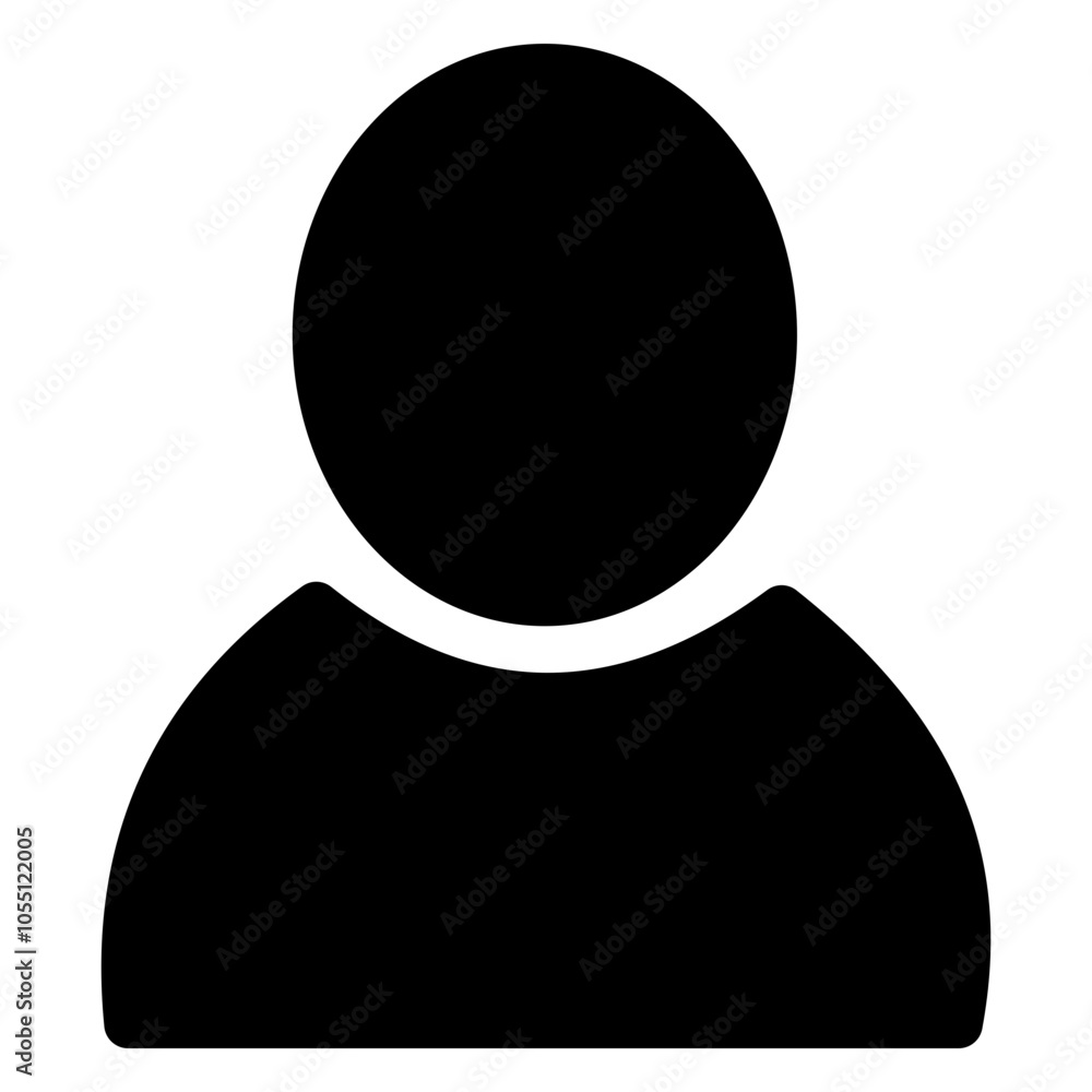 Simple black silhouette icon of a person, commonly used as a user avatar or profile placeholder. Minimalistic design ideal for websites, applications, and digital interfaces. Simple black silhouette icon of a person, commonly used as a user avatar or profile placeholder. Minimalistic design ideal for websites, applications, and digital interfaces.