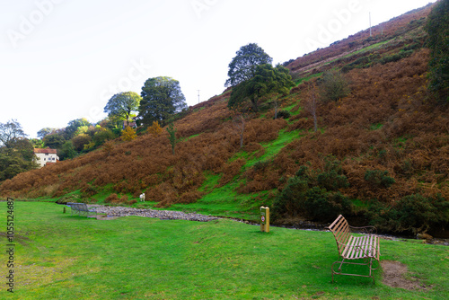 Carding Mill Valley and Long Mynd, in Shropshire, England, October, 2024. photo