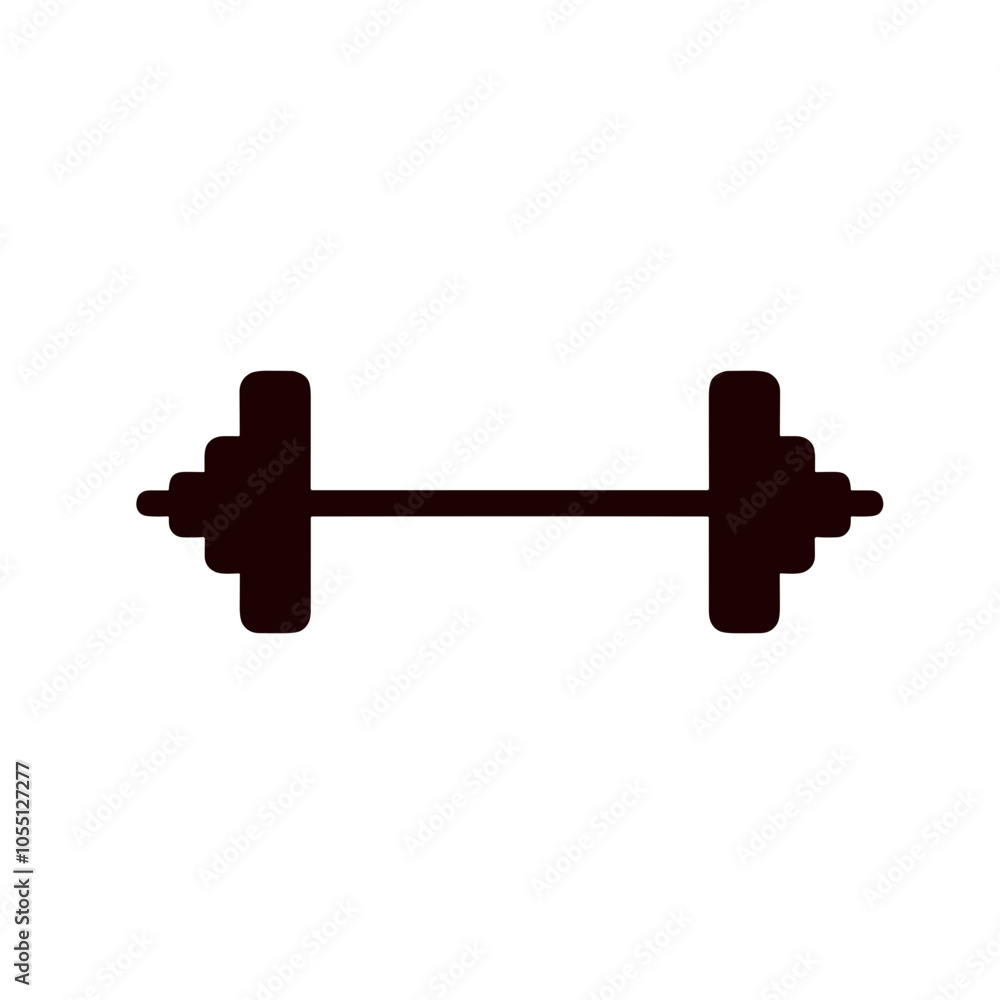 Heavy Dumbbell Design in Monochrome Heavy Dumbbell Design in Monochrome