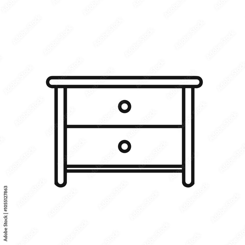 Drawer Cabinet Design, Vector Art, Storage Furniture Drawer Cabinet Design, Vector Art, Storage Furniture
