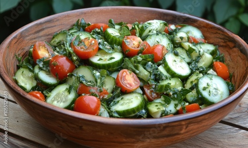 Cucumber & Tomato Salad - Easy Summer Recipe