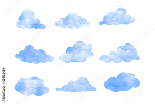 drawing of clouds with a drawing of a blue sky with a drawing of a blue sky.