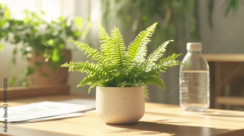 The Fern in Sunlight The Fern in Sunlight