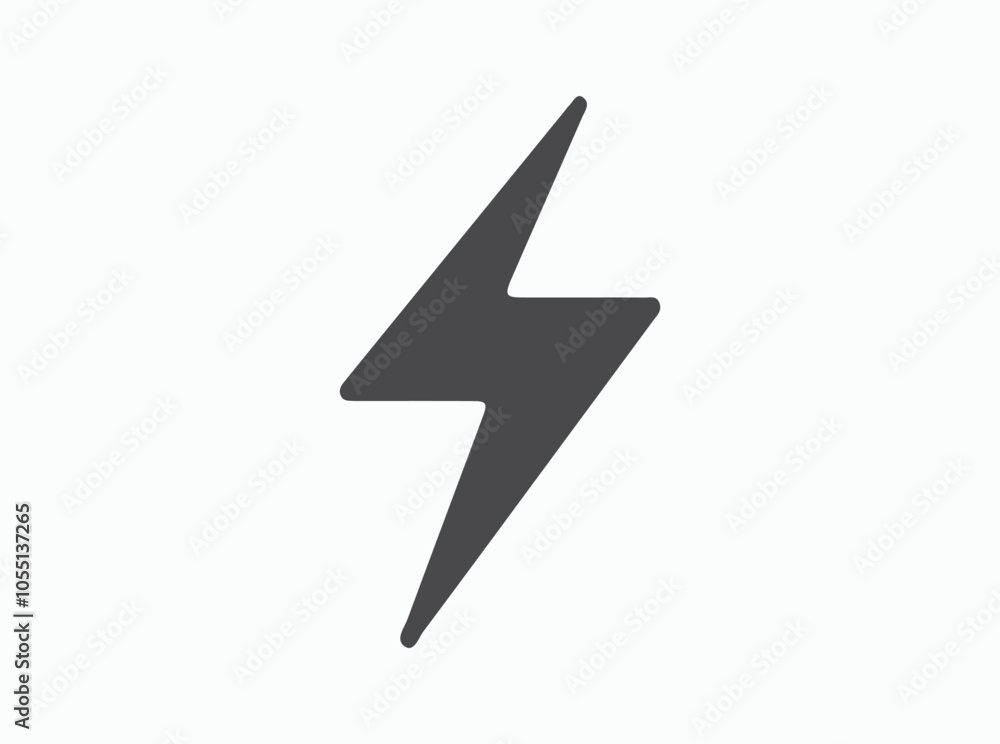 Lightning Bolt Icon Vector Symbol Design Illustration Lightning Bolt Icon Vector Symbol Design Illustration