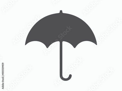 Umbrella logo vector icon template Illustration design