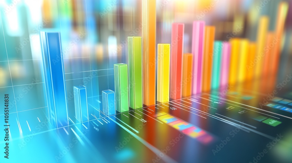 Colorful Data Visualization with Bar Graphs and Charts Colorful Data Visualization with Bar Graphs and Charts