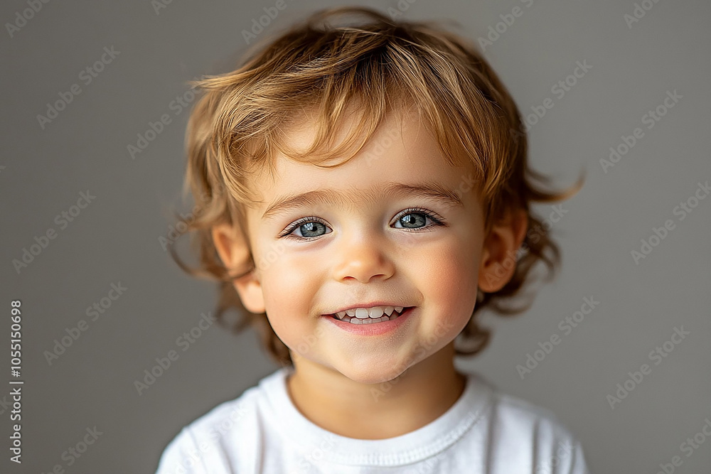 portrait of an white little boy with a smile portrait of an white little boy with a smile