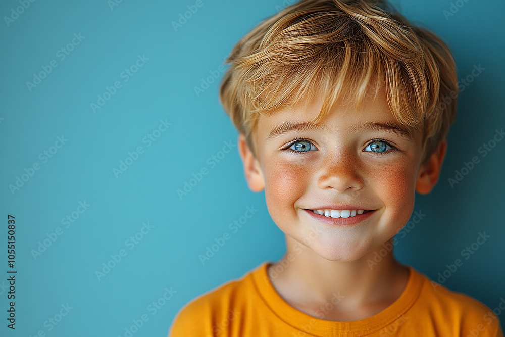 portrait of an white little boy with a smile portrait of an white little boy with a smile