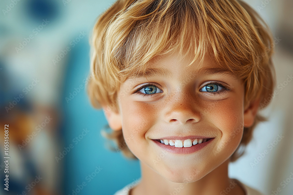 portrait of an white little boy with a smile portrait of an white little boy with a smile