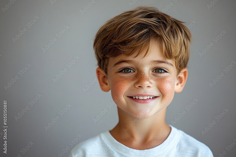 portrait of an white little boy with a smile portrait of an white little boy with a smile