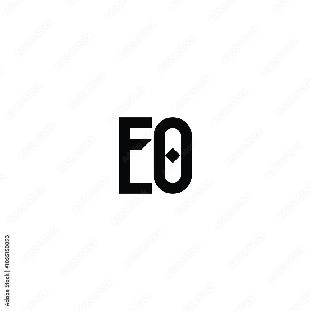 EO monogram logo design letter text name symbol monochrome logotype alphabet character simple logo EO monogram logo design letter text name symbol monochrome logotype alphabet character simple logo