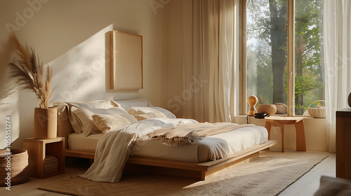 luxury bedroom with bed