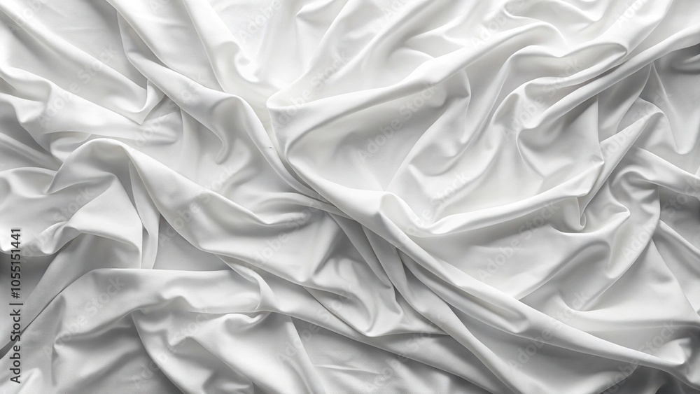 White soft fabric background White soft fabric background