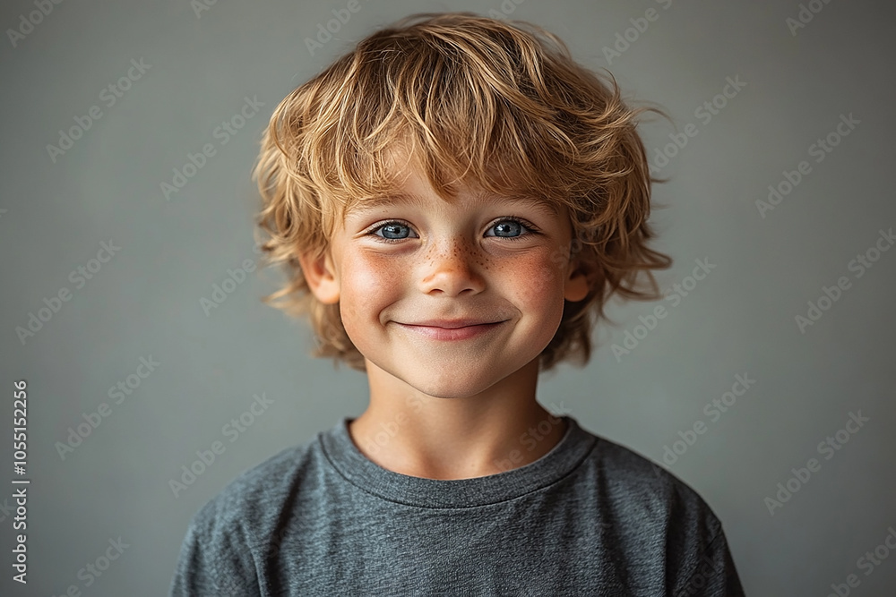 portrait of an white little boy with a smile portrait of an white little boy with a smile