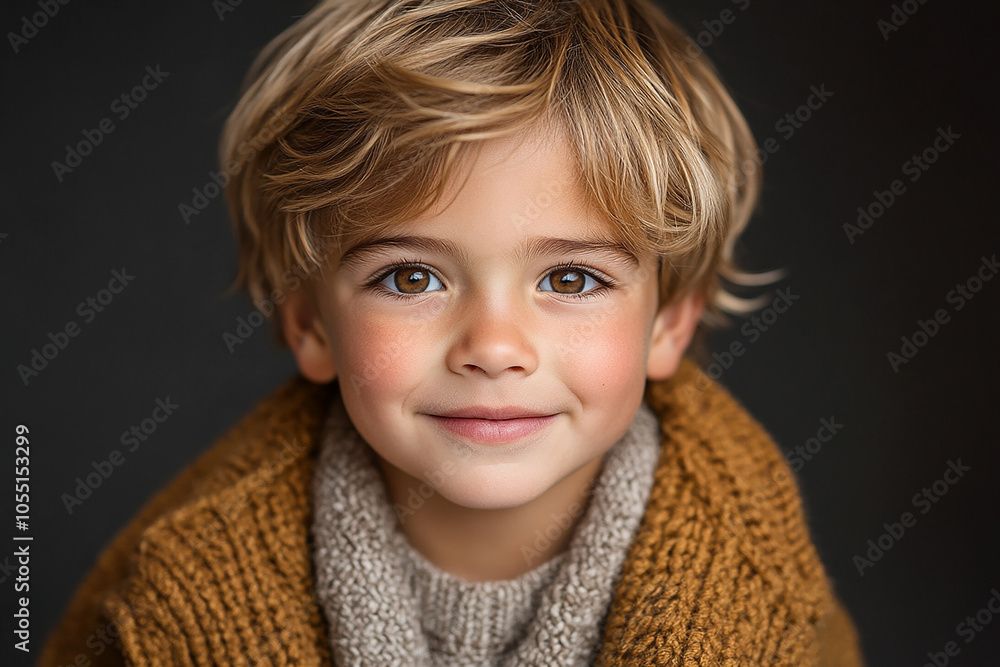 portrait of an white little boy with a smile portrait of an white little boy with a smile