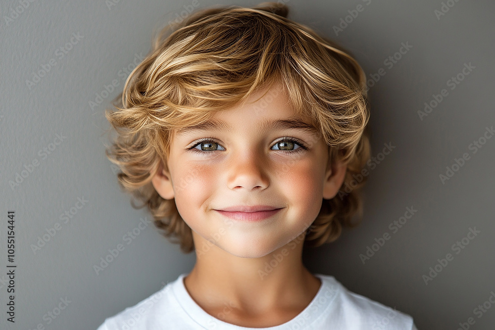 portrait of an white little boy with a smile portrait of an white little boy with a smile