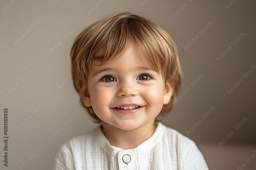 portrait of an white little boy with a smile portrait of an white little boy with a smile