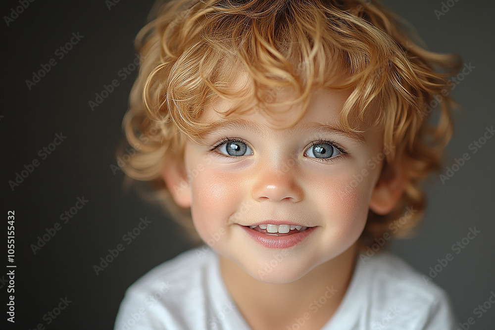 portrait of an white little boy with a smile portrait of an white little boy with a smile