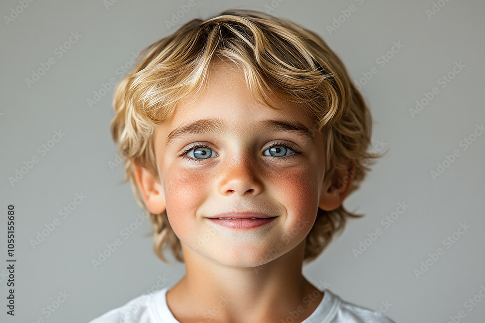 portrait of an white little boy with a smile portrait of an white little boy with a smile