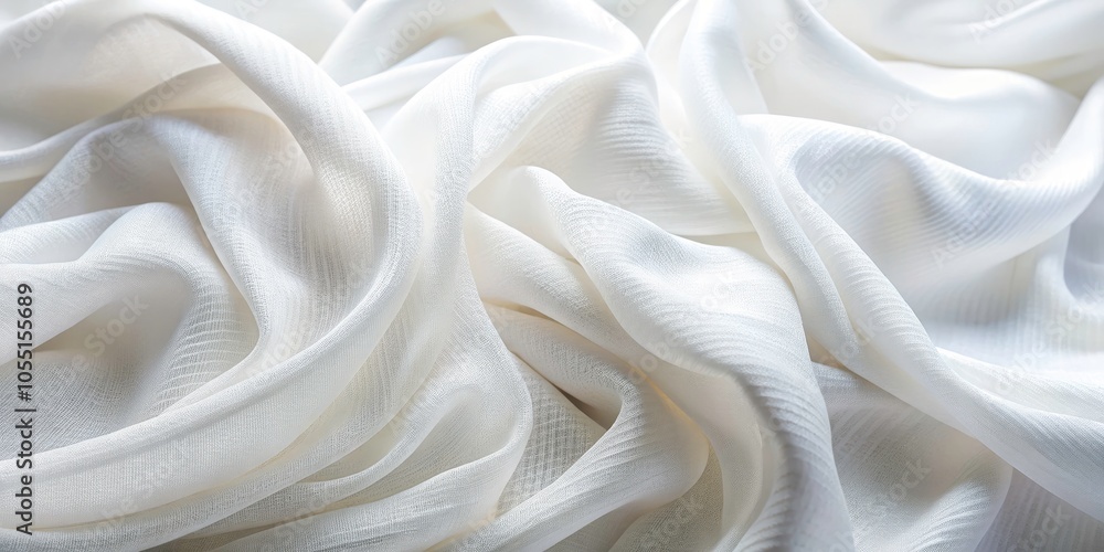 Delicate Close-Up of Abstract White Soft Fabric Texture for Creative Advertising Projects Delicate Close-Up of Abstract White Soft Fabric Texture for Creative Advertising Projects