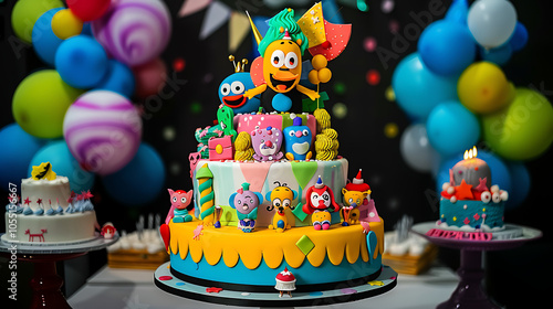 birthday cake with candles