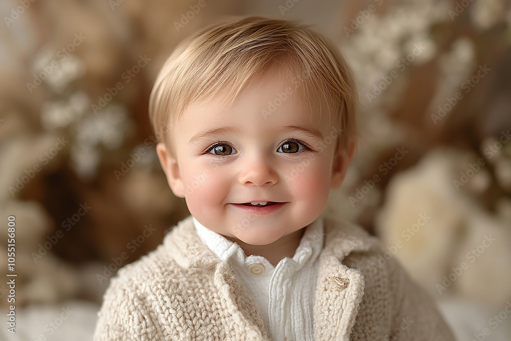 portrait of an white little boy with a smile portrait of an white little boy with a smile