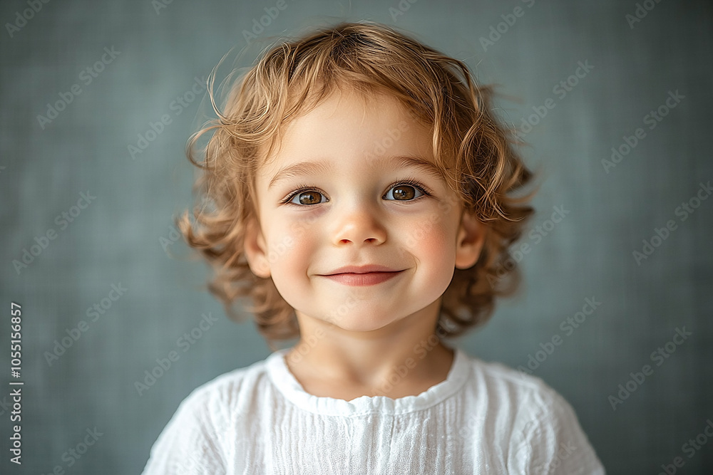 portrait of an white little boy with a smile portrait of an white little boy with a smile