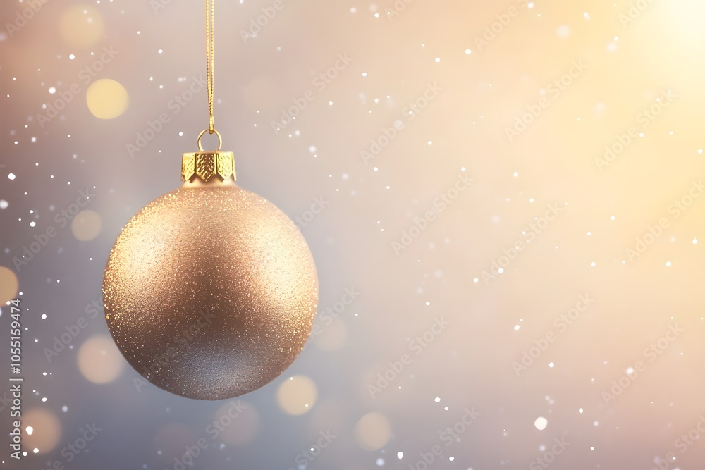 Golden christmas ball Golden christmas ball