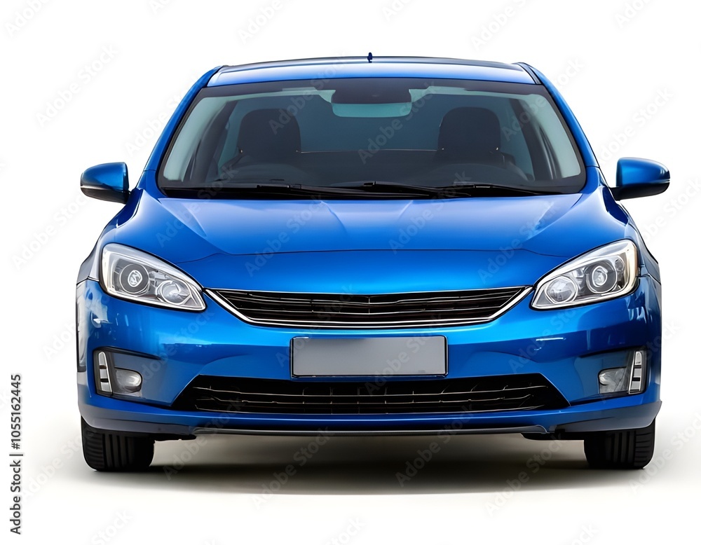 Sleek Simplicity: The Blue City Car in Focus Sleek Simplicity: The Blue City Car in Focus