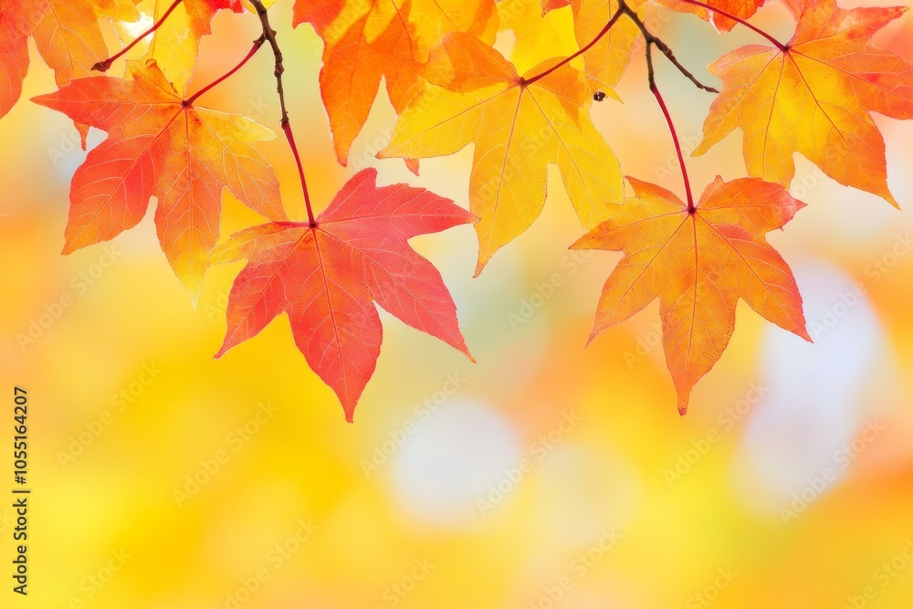 Vibrant autumn leaves in vivid colors create a picturesque natural background in high definition. Vibrant autumn leaves in vivid colors create a picturesque natural background in high definition.