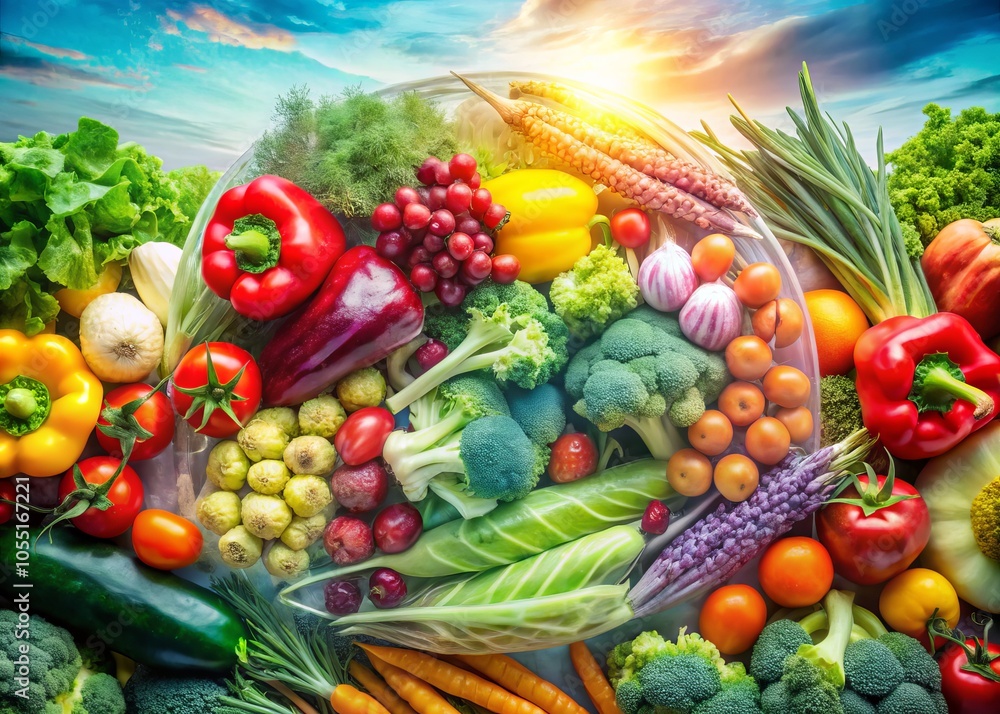 Colorful double exposure featuring fresh vegetables and lean proteins, promoting healthy nutrition and effective meal planning for a balanced lifestyle. Nourish your body, energize your life. Colorful double exposure featuring fresh vegetables and lean proteins, promoting healthy nutrition and effective meal planning for a balanced lifestyle. Nourish your body, energize your life.