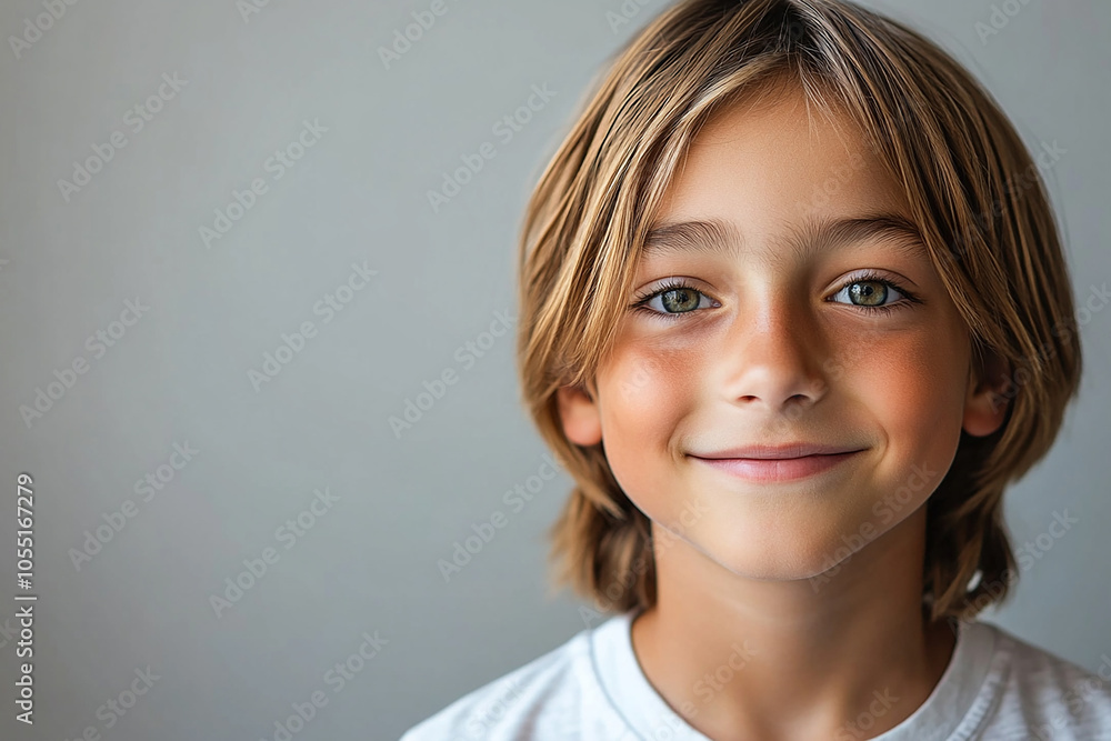 Portrait of smiling white cute teenage boy Portrait of smiling white cute teenage boy