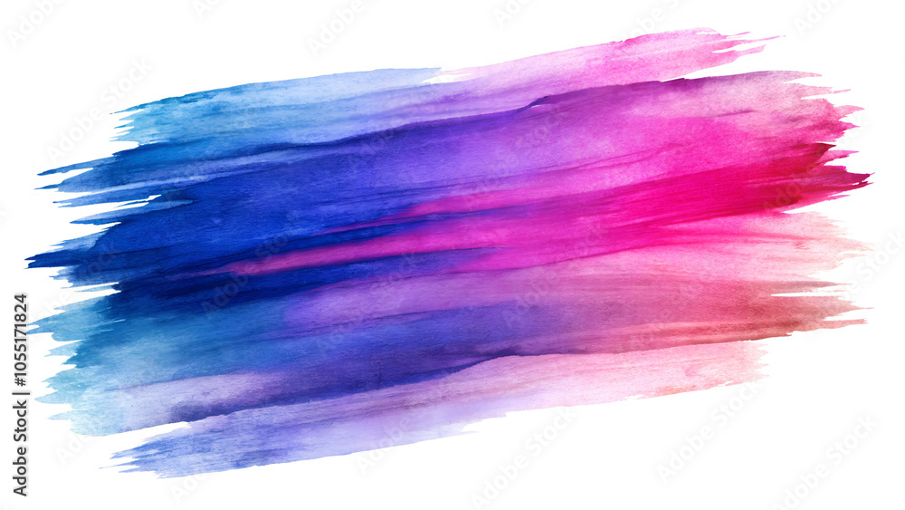 Blue and Pink Brush Stroke Boho Design Element for Creative Backgrounds. Blue and Pink Brush Stroke Boho Design Element for Creative Backgrounds.